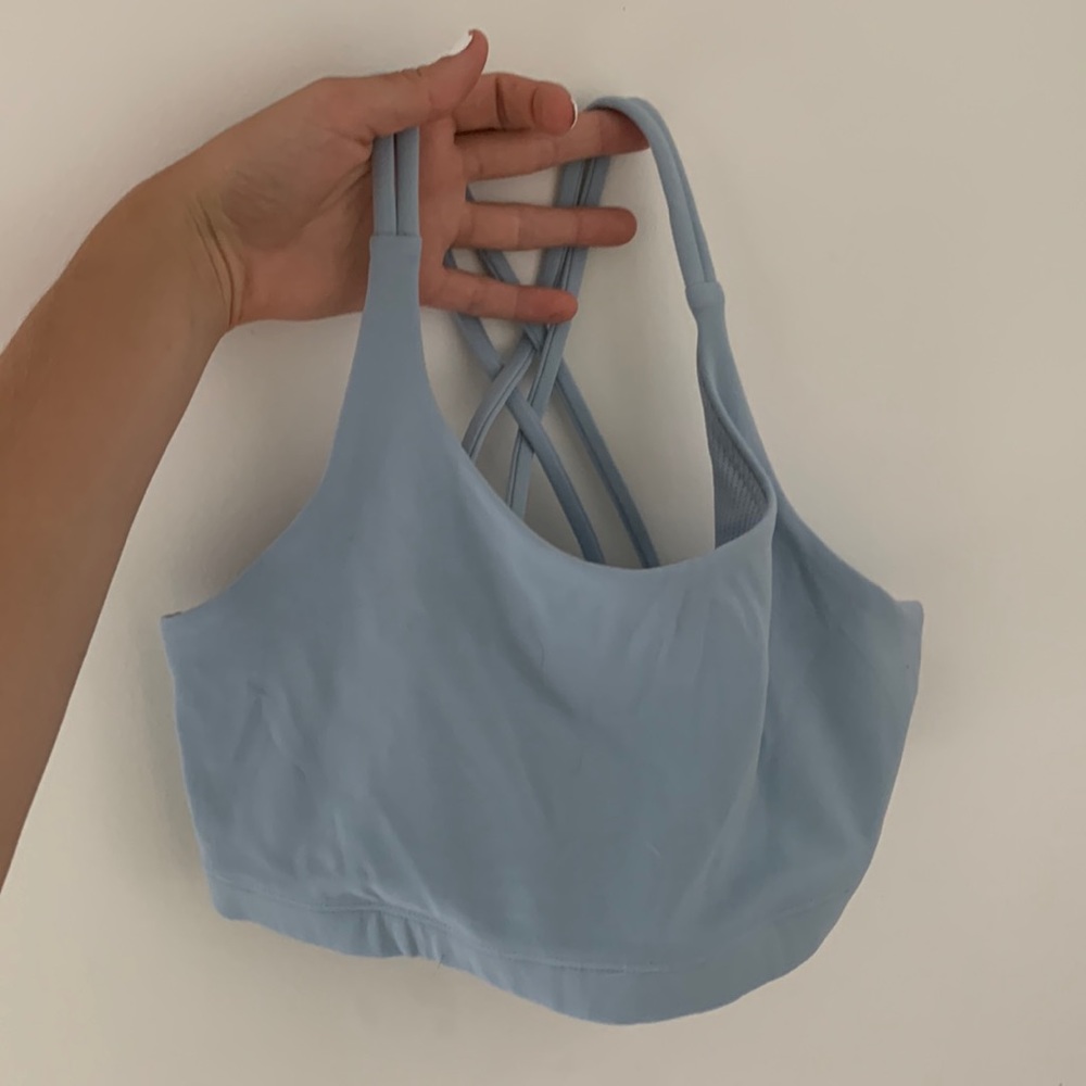 Athleta Girl Blue NEVER WORN Sports Bra